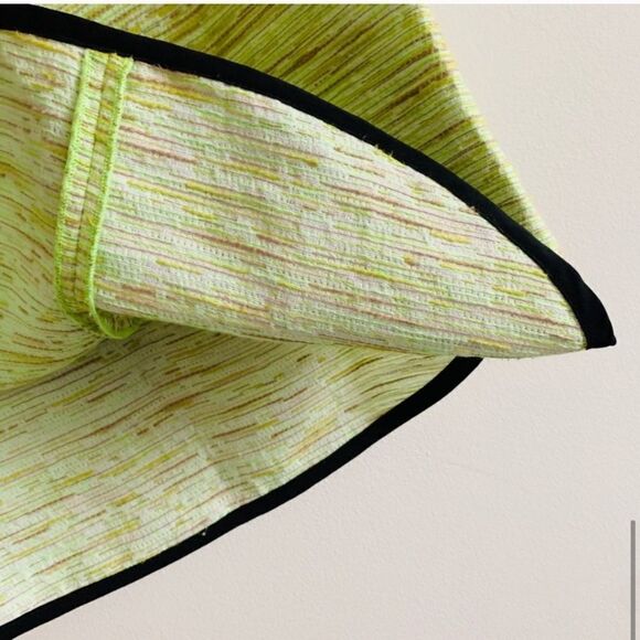 Wilfred Aritzia Palais Neon Green Yellow Textured T-Shirt Top - Picture 12 of 15